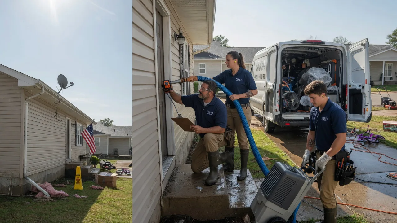 Ceiling Water Damage Restoration in Belleville, PA near me